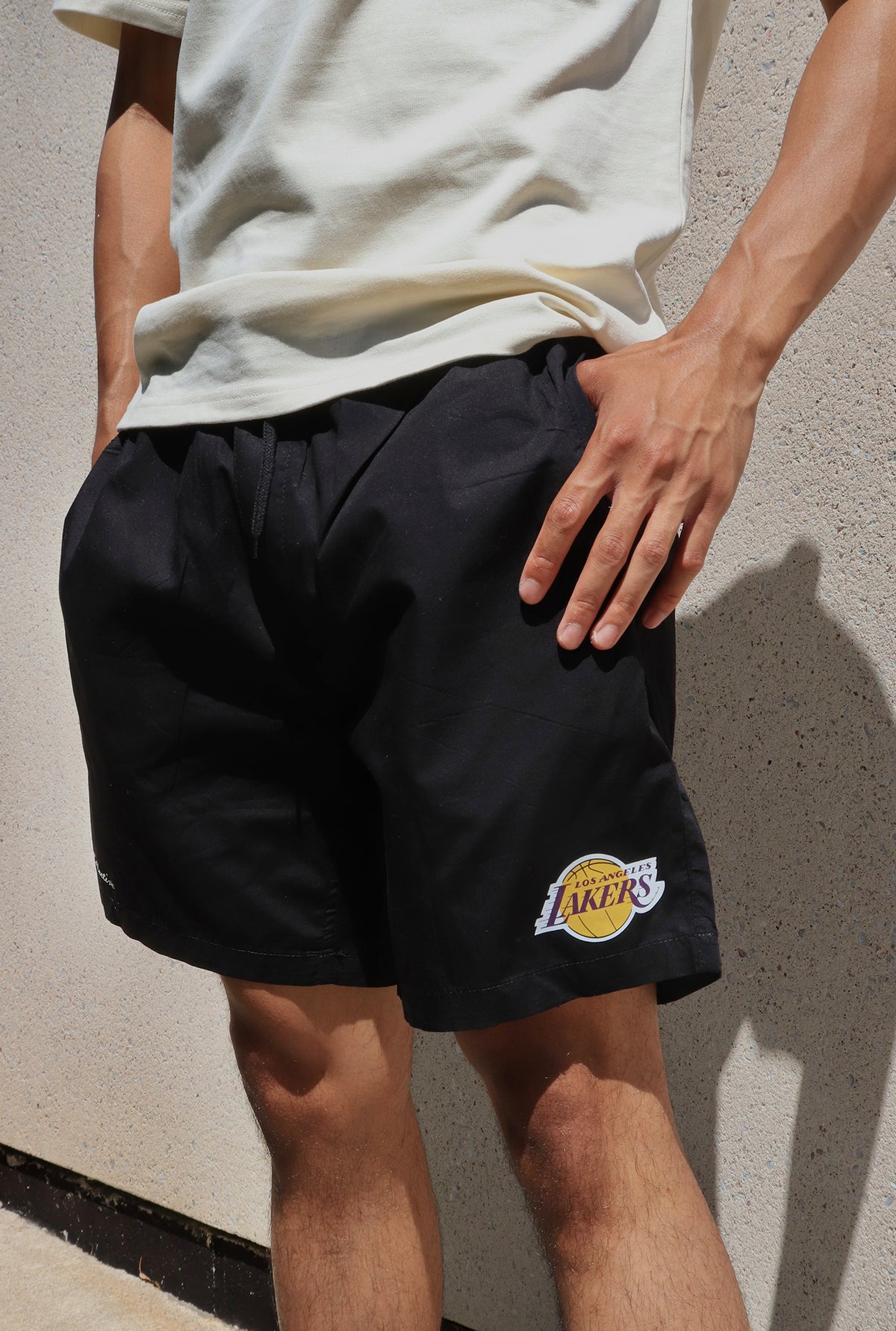 Los Angeles Lakers Shorts - Schwarz