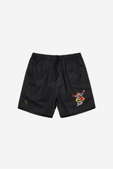 Hamburglar Board Shorts - Black