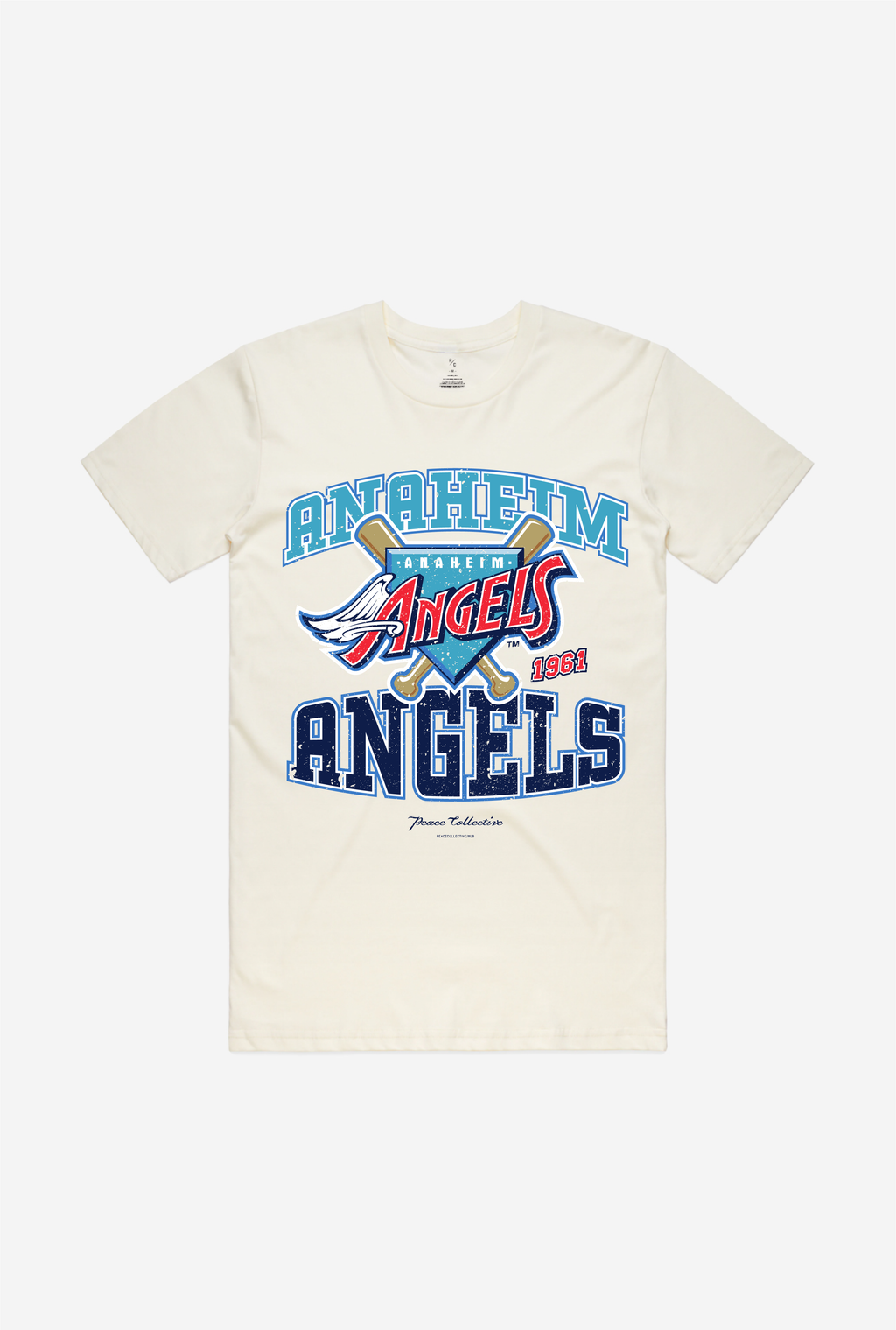 Anaheim angels vintage washed T-shirt - Yesweli