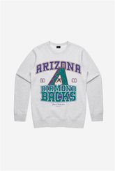 Arizona Diamondbacks Vintage Washed Crewneck - Grey