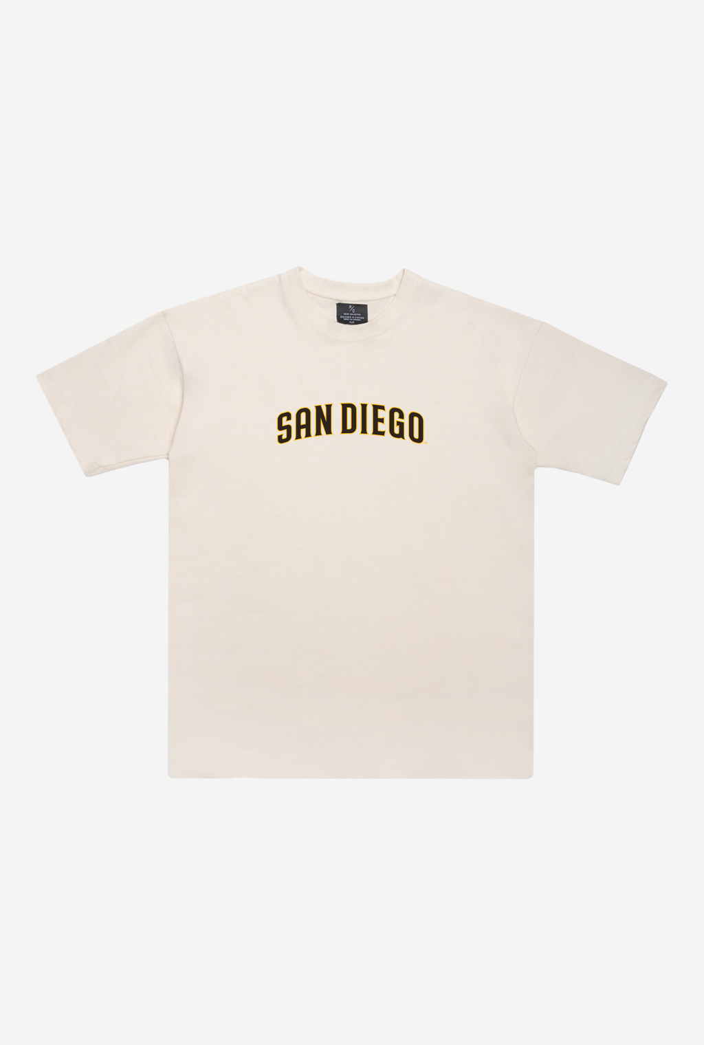 San Diego Padres Heavyweight T Shirt Natural