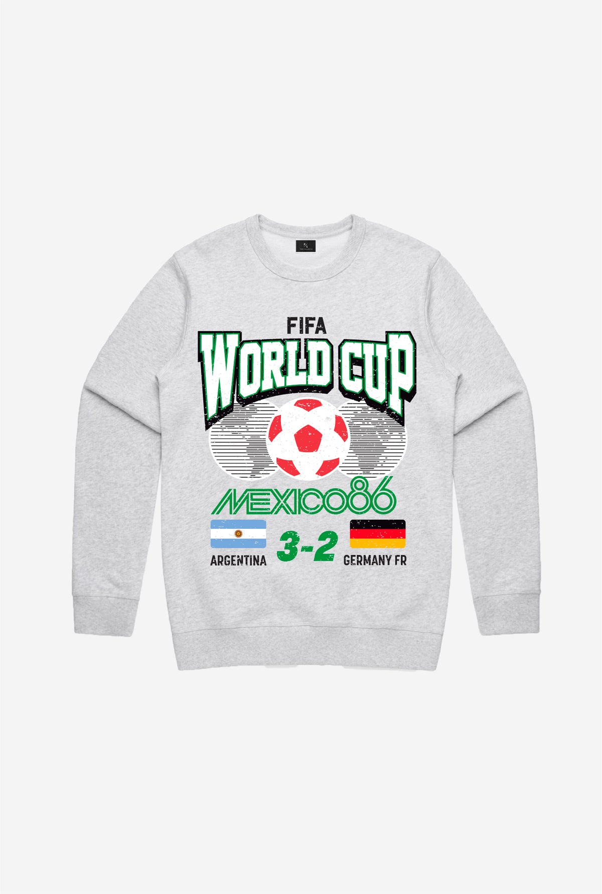 FIFA World Cup Mexico 1986 Final Crewneck - Ash