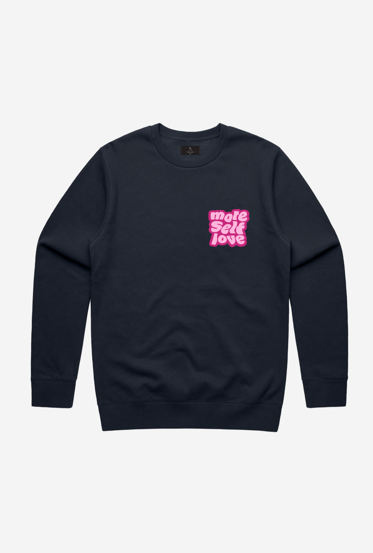 More Self Love Wave Crewneck - Navy