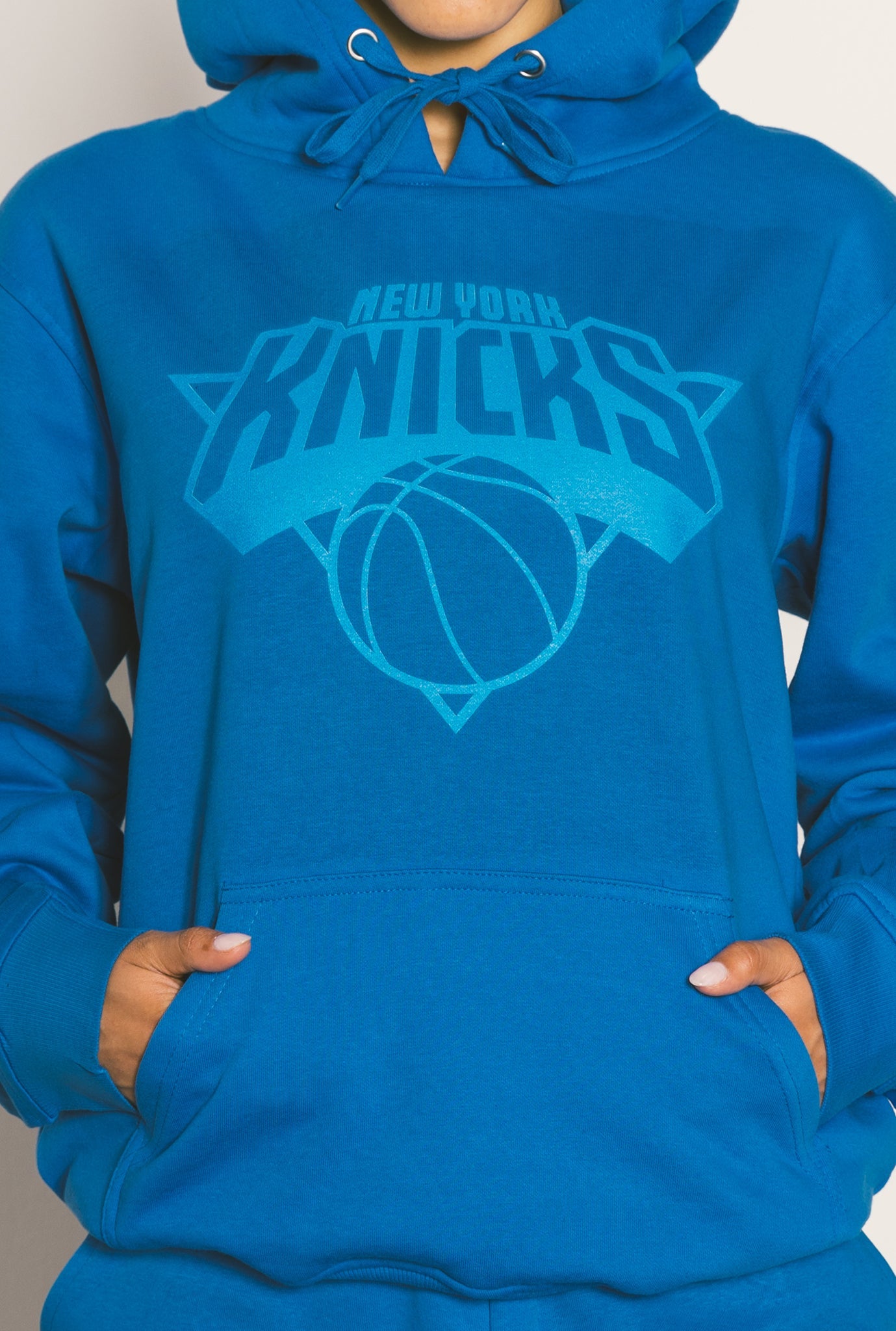 New York Knicks Tonal Hoodie - Royal