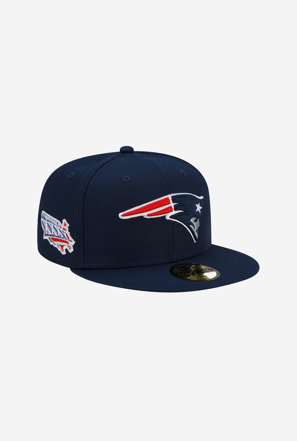 Écusson latéral 59FIFTY Super Bowl XXXVI des Patriots de la Nouvelle-Angleterre