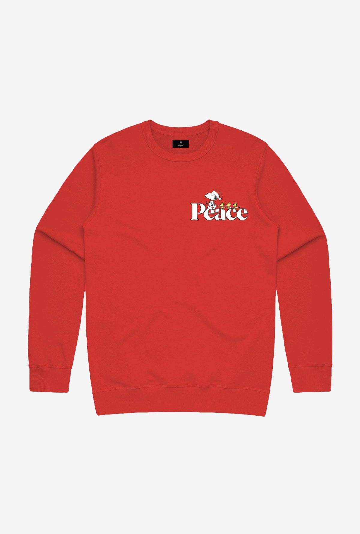 P/C x Peanuts Peace Snoopy Rundhalspullover - Rot