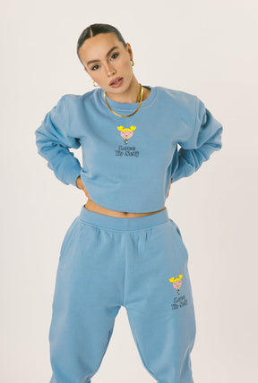 P/C x Powerpuff Girls „Love Yo Self“-Jogginghose – Vista Blue