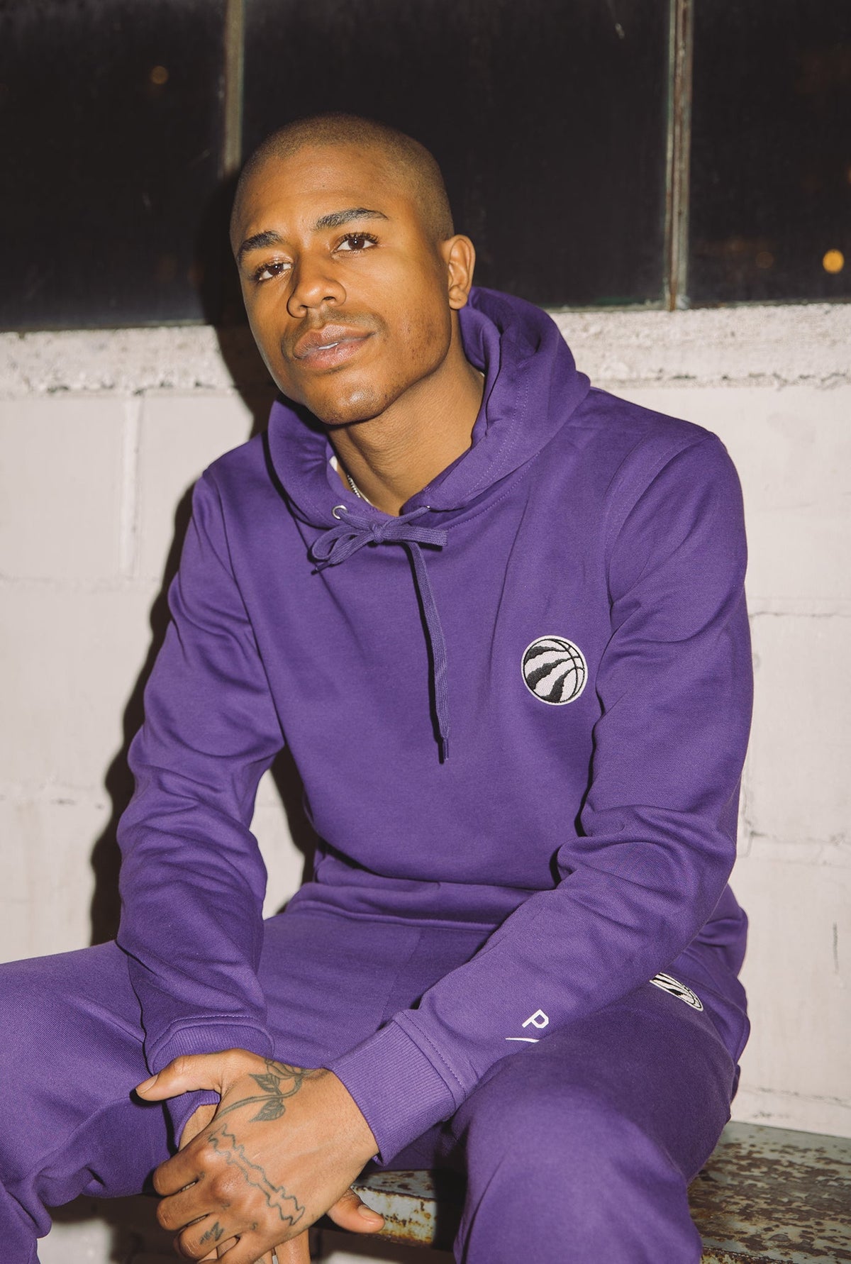 Toronto Raptors Logo Hoodie - Purple