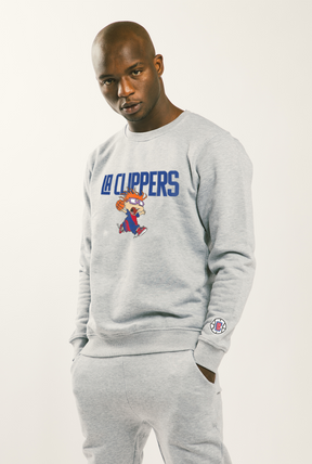 NBA x Rugrats Los Angeles Clippers Chuckie Crewneck - Grey