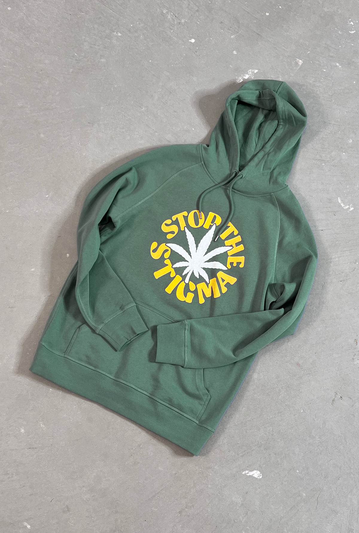 Stop the Stigma Heavyweight Hoodie - Sage