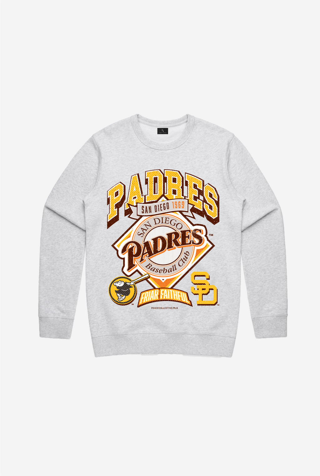 San Diego Padres Vintage Retro MLB Crewneck Sweatshirt