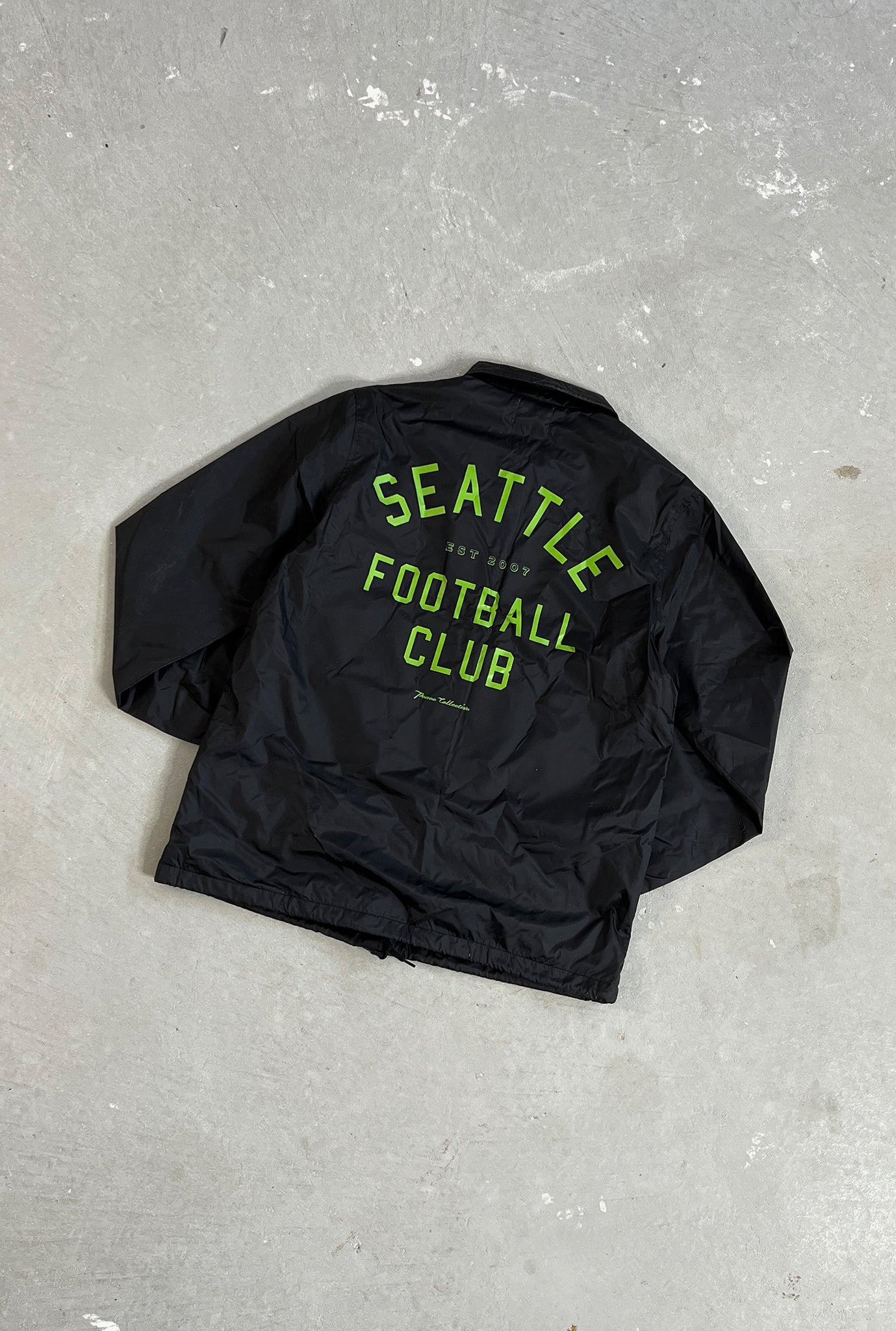 Seattle Sounders FC Essentials Coach Jacket - Black