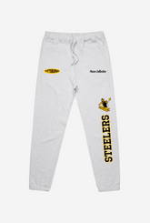 Pittsburgh Steelers Washed Graphic Joggers - Ash