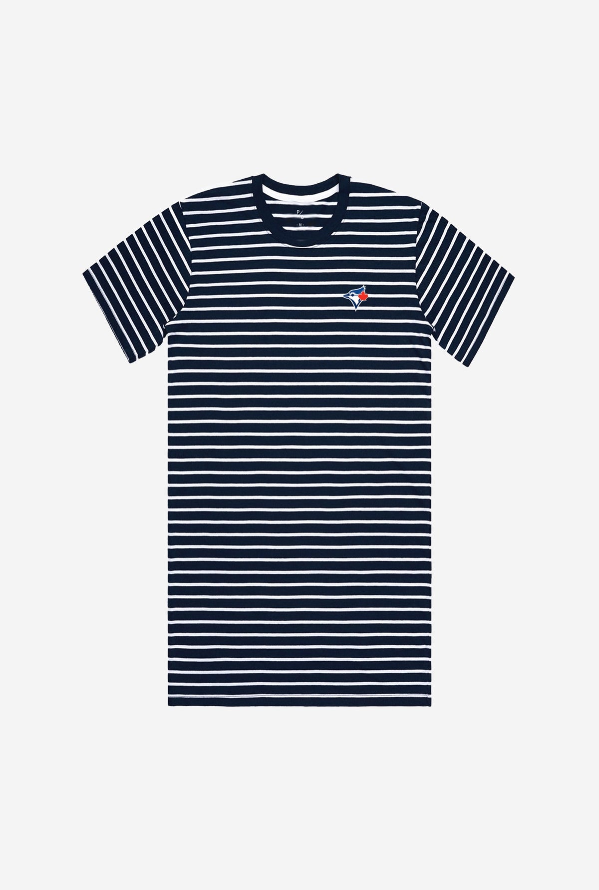 Toronto Blue Jays Striped T-Shirt Dress - Navy/White