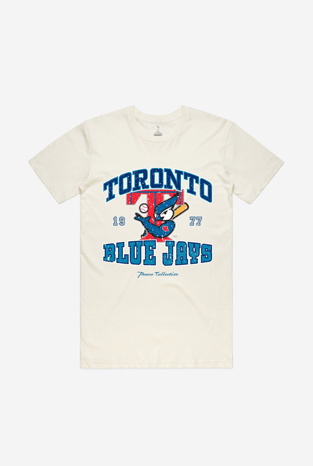 Toronto Blue Jays Vintage Washed T Shirt - Ivory XS