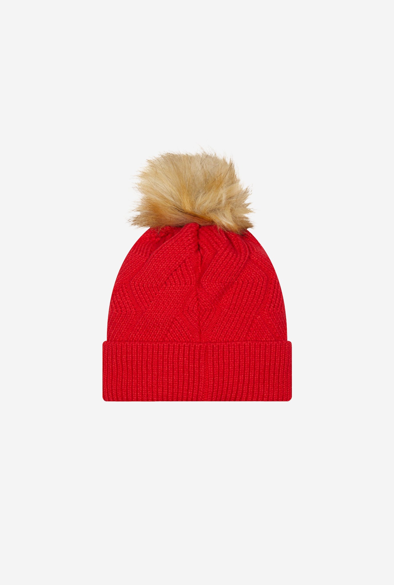 Toronto Raptors Knit Cuffed Snowy D3 Beanie - Red