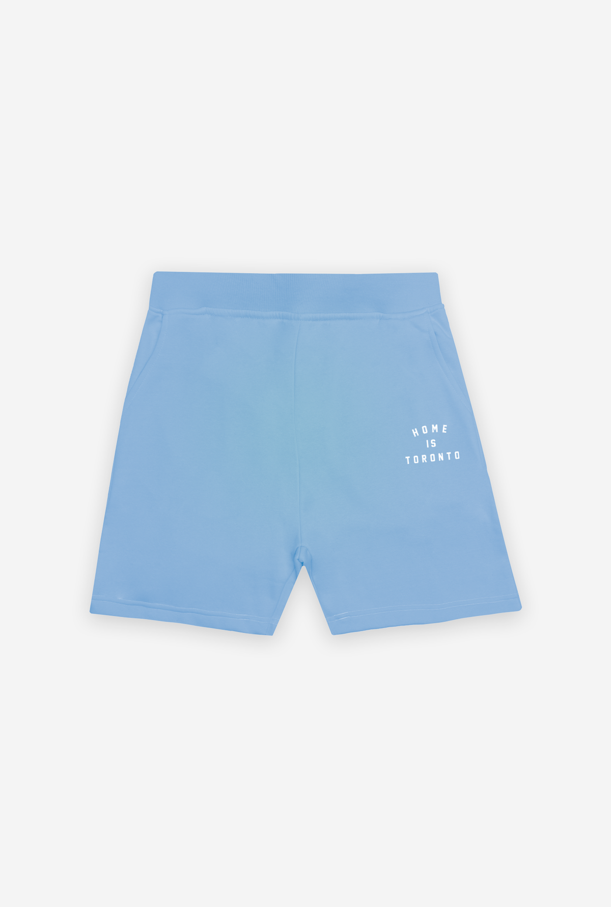 Home is Toronto Crescent Fleece Shorts - Vista Blue