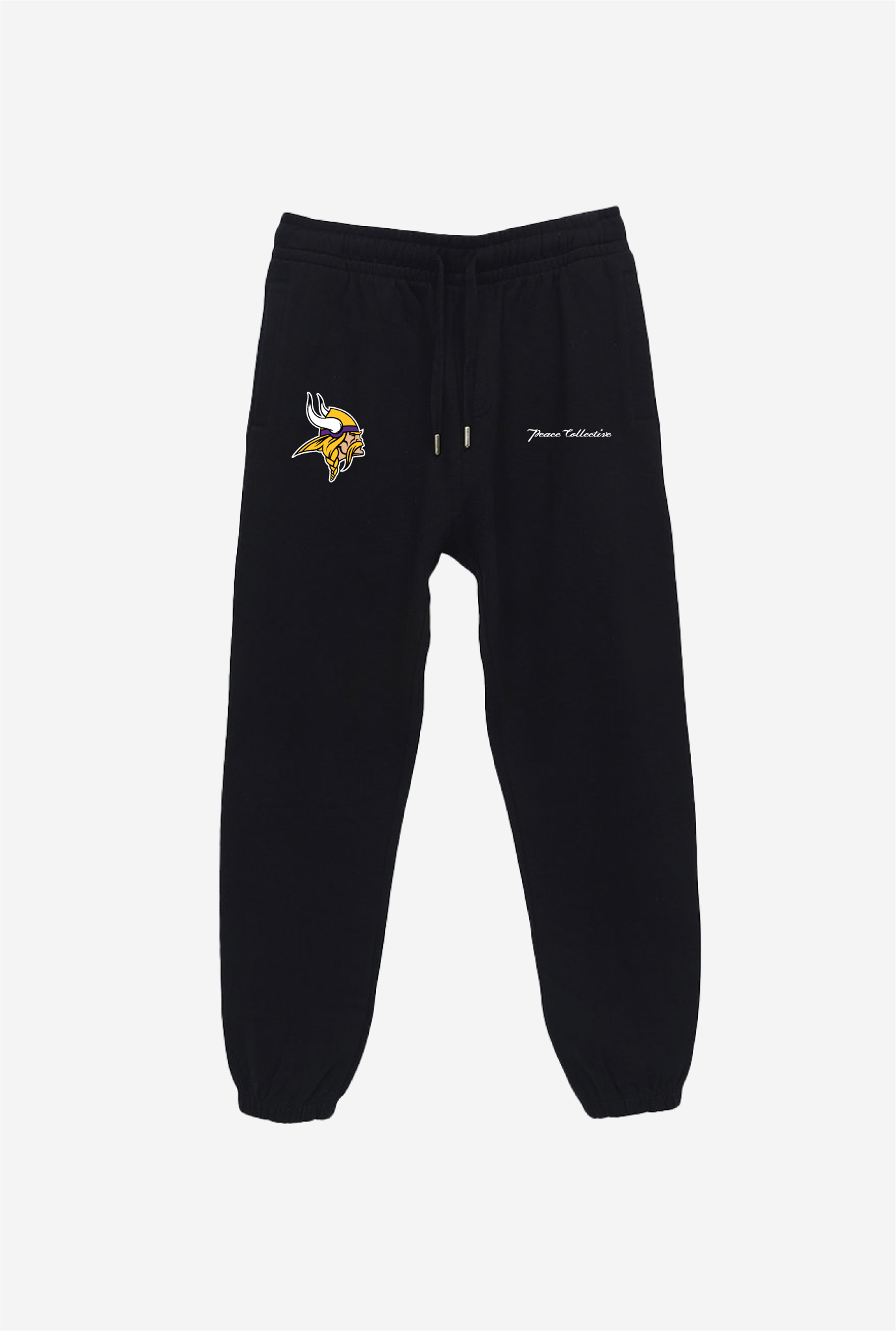 Minnesota Vikings Logo Heavyweight Jogger - Black