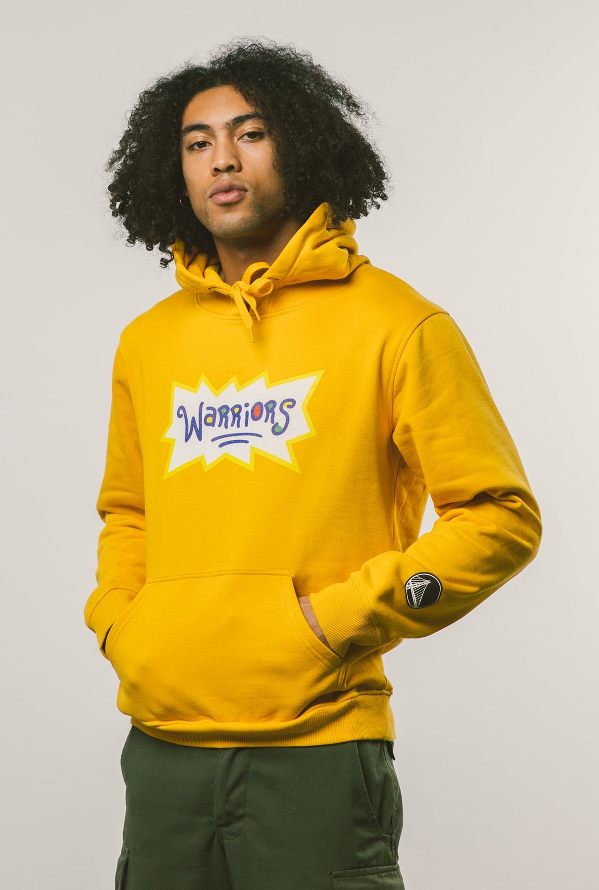 NBA x Rugrats Golden State Warriors Hoodie - Gold