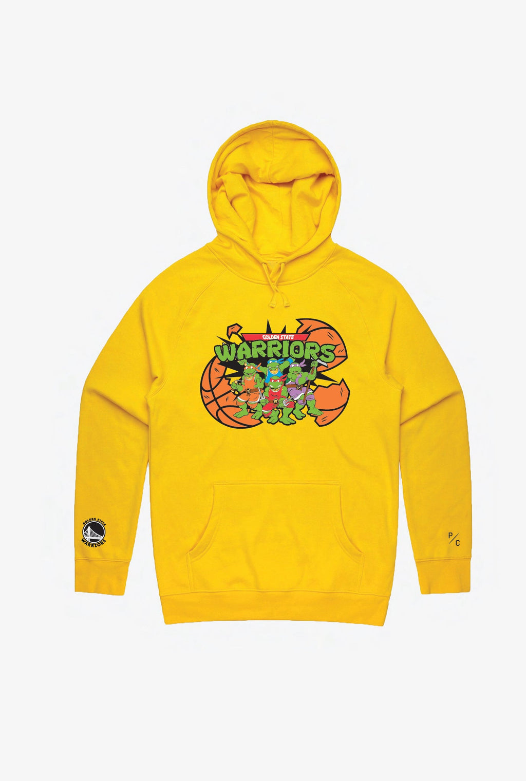 Yellow golden state warriors clearance hoodie